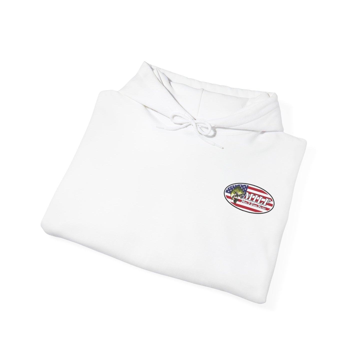 MILF Fishin' American Flag Hoodie